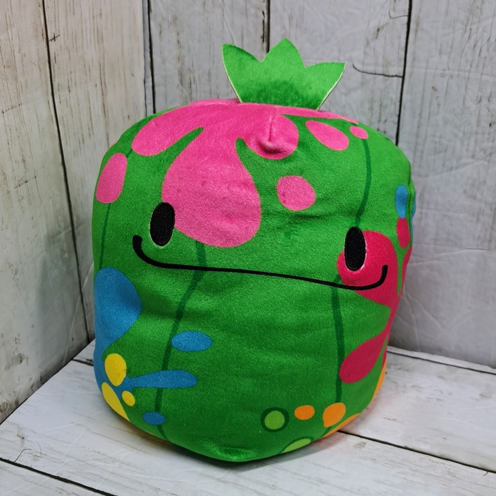 Cats&Pickles Vtg 2000 SPLAT 10"t Multi-Color Melon Bean Bag Plush